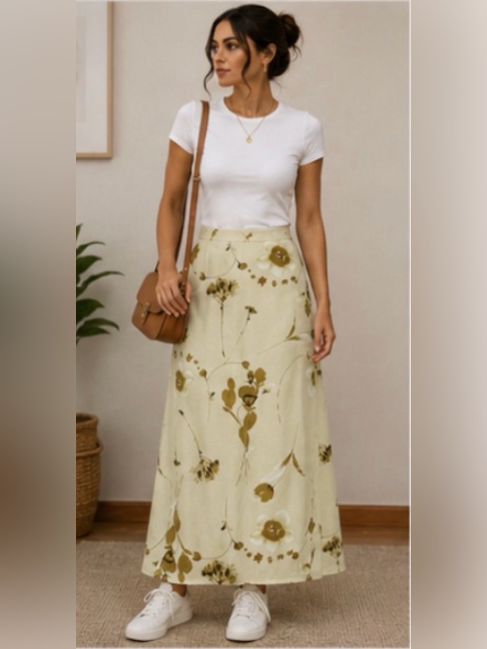 Floral Maxi Skirt